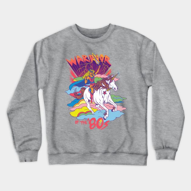 Warrior of the '80s Crewneck Sweatshirt by Hillary White Rabbit